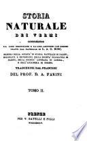 Storia naturale dei vermi contenente la loro descrizione e le loro abitudini con disegni tratti dal naturale di L. A. G. Bosc
