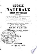 Storia naturale delle conchiglie contenente la loro descrizione, le abitudini degli animali, che rinchiudono, e loro usi, con disegni tratti dal naturale