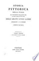 Storia pittorica della italia dal risorgimento delle belle arti fin presso al fine del XVIII secolo: La scuola veneziana; Le scuole lombarde di Mantova, Modena, Parma, Cremona, e Milano