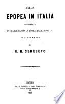Storia Poesia in Italia