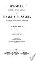 Storia politica, civile, militare della dinastia di Savoia dalle prime origini a Vittorio Emanuele ii