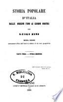 Storia popolare d'Italia dalle origini ai giorni nostri
