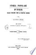 Storia popolare d'Italia dalle origini fino ai nostri giorni