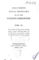 Storia prammatica della medicina del sig. Curzio Sprengel profess. nell'università d'Halla. Traduzione dal tedesco
