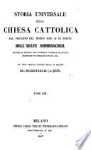 Storia universale della Chiesa cattolica dal principio del mondo sino ai di nostri