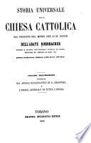 Storia universale della Chiesa Cattolica dal principio del mondo sino al dì nostri