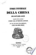 Storia universale della chiesa per Giovanni Alzog