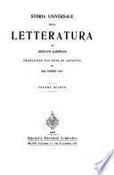 Storia universale della letteratura