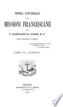 Storia universale delle missioni francescane