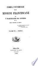 Storia universale delle missioni francescane: pt. 4. 1556-1805