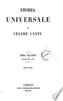 Storia universale di Cesare Cantù