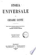 Storia universale di Cesare Cantu
