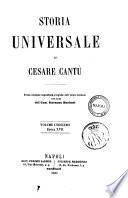 Storia universale di Cesare Cantu