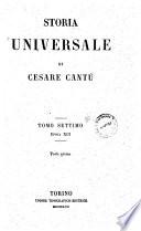 Storia universale di Cesare Cantù