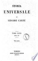 Storia universale di Cesare Cantù