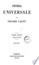 Storia universale di Cesare Cantù