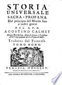 Storia Universale sacra e profana, dal principio del mondo fino à nostri giorni