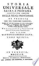 Storia Universale Sacra, E Profana