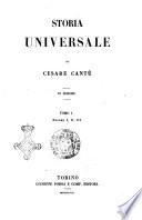 Storia universale scritta da Cesare Cantù