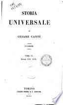 Storia universale scritta da Cesare Cantù