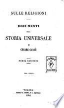 Storia universale scritta da Cesare Cantù