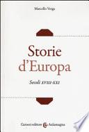 Storie d'Europa. Secoli XVIII-XXI