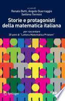 Storie e protagonisti della matematica italiana