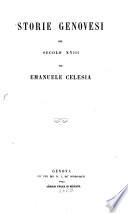Storie genovesi del secolo XVIII