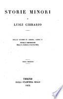 Storie minori. Delle storie di Chieri, libri 4. Storia e descrizione della basilica d'Altacomba