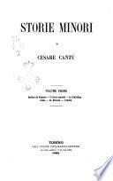 Storie minori di Cesare Cantu