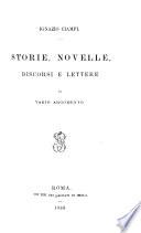Storie, novelle, discorsi e lettere di vario argomento