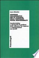 Strategie collaborative per lo sviluppo della corporate social responsability