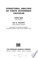Structural Analysis by Finite Difference Calculus