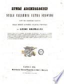 Studi archeologici sulla Calabria Ultra Seconda fatti dal segretario perpetuo della società economica di quella provincia avv. Luigi Grimaldi