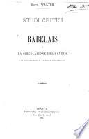Studi critici; Rabelais e la circolazione del sangue