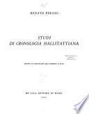 Studi di cronologia hallstattiana