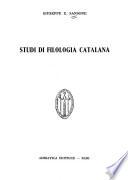 Studi di filologia catalana