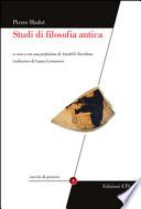 Studi di filosofia antica