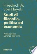 Studi di filosofia, politica ed economia
