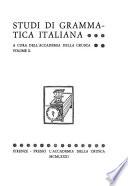 Studi di grammatica italiana