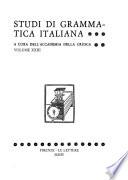 Studi di grammatica italiana