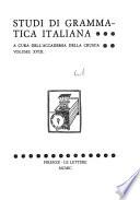 Studi di grammatica italiana