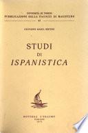 Studi di ispanistica