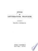 Studi di letteratura francese