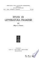 Studi di letteratura francese
