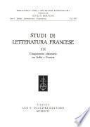 Studi di letteratura francese