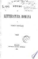 Studi di letteratura romana