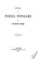 Studi di poesia populare
