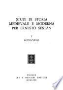 Studi di storia medievale e moderna per Ernesto Sestan