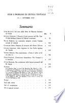 Studi e problemi di critica testuale